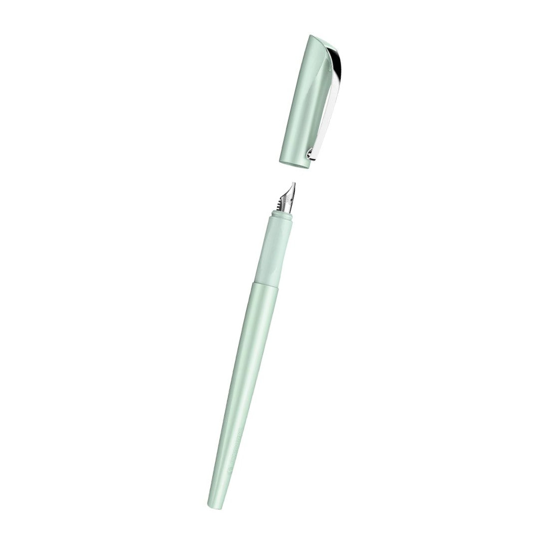 SCHNEIDER CALLISSIMA MINT 1.8MM, CALLIGRAPHY FOUTAIN PEN, BERMUDA BLUE INK CARTRIDGE