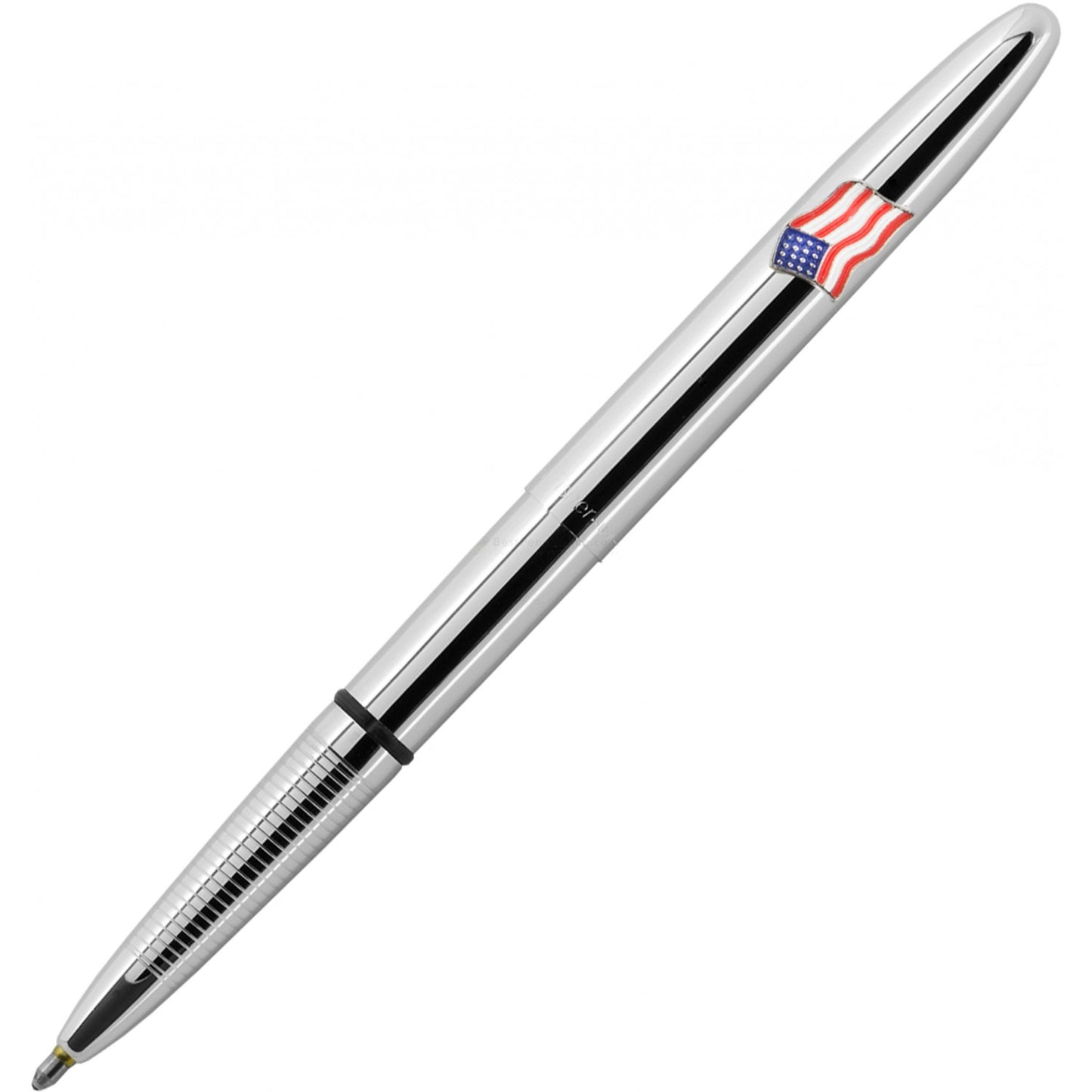 Fisher Bullet Space Pen, Chrome W/ American Flag
