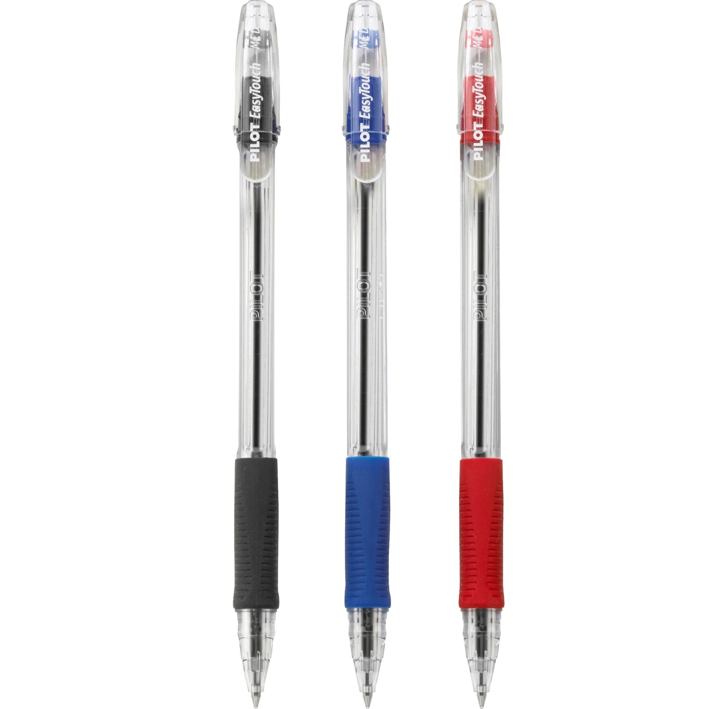Pilot 32030 EZT Easy Touch Ball-Point Pen, Medium, 3pk