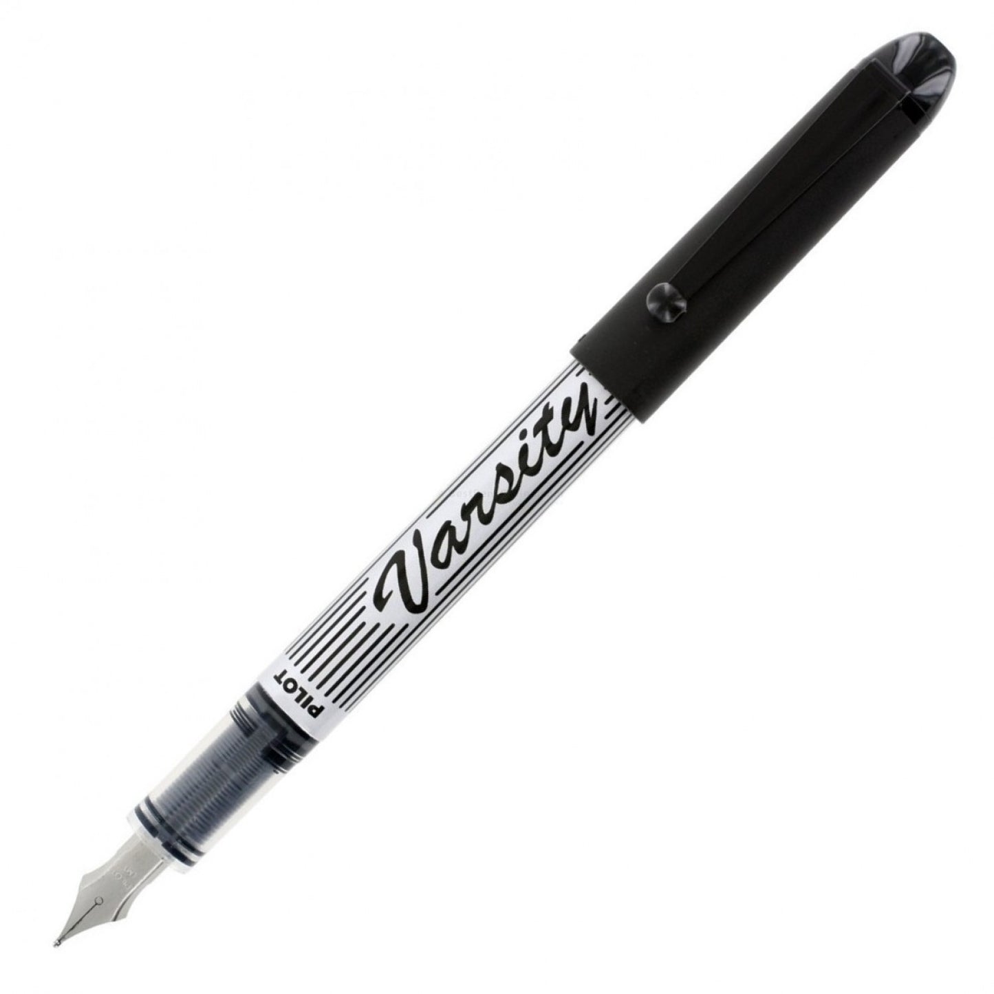 Pilot Sv-4B Varsity Fountain Pen, Disposable, Black