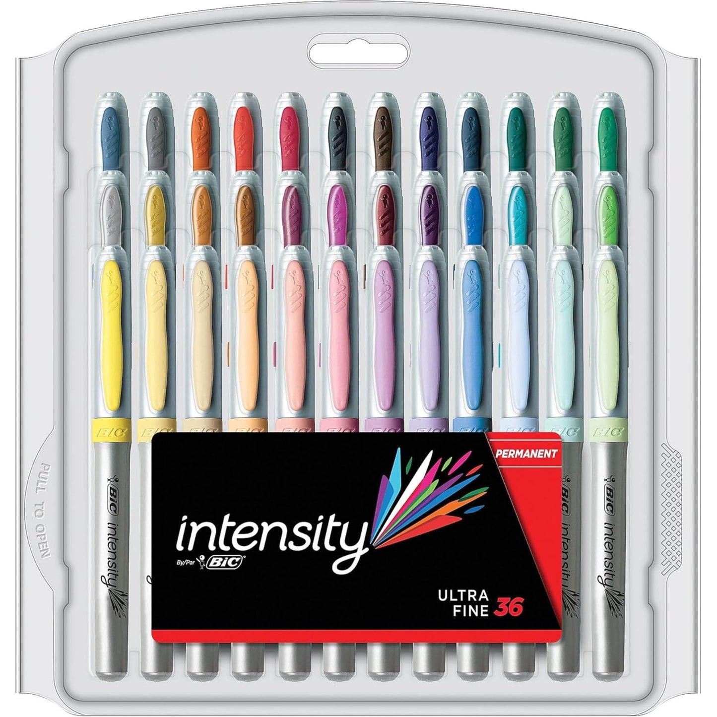 BIC Intensity Permanent Marker Ultra Fine Point Fashion 36-Count Clamshell