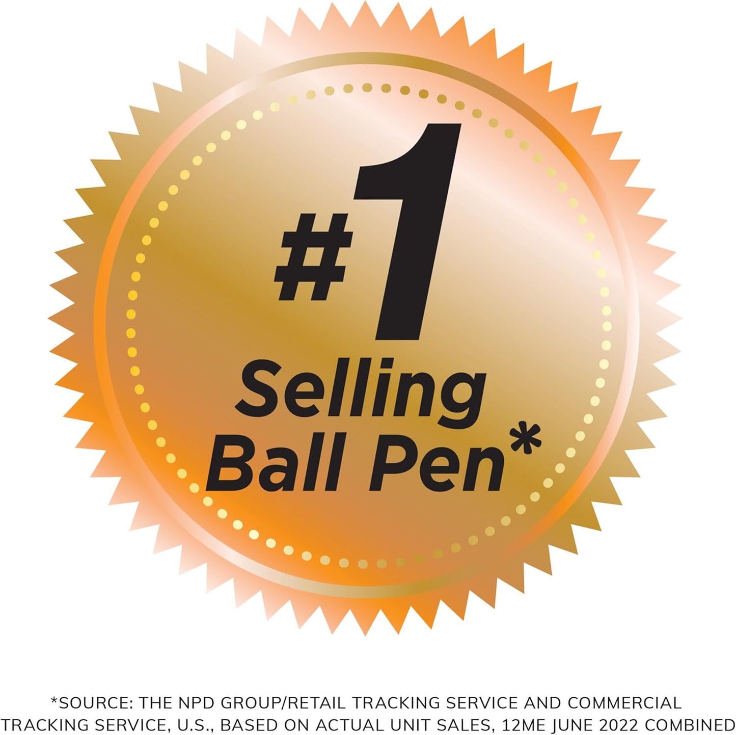 BIC Round Stic Xtra Life Ballpoint Pens, Medium Point (1.0mm), Black 10-Count