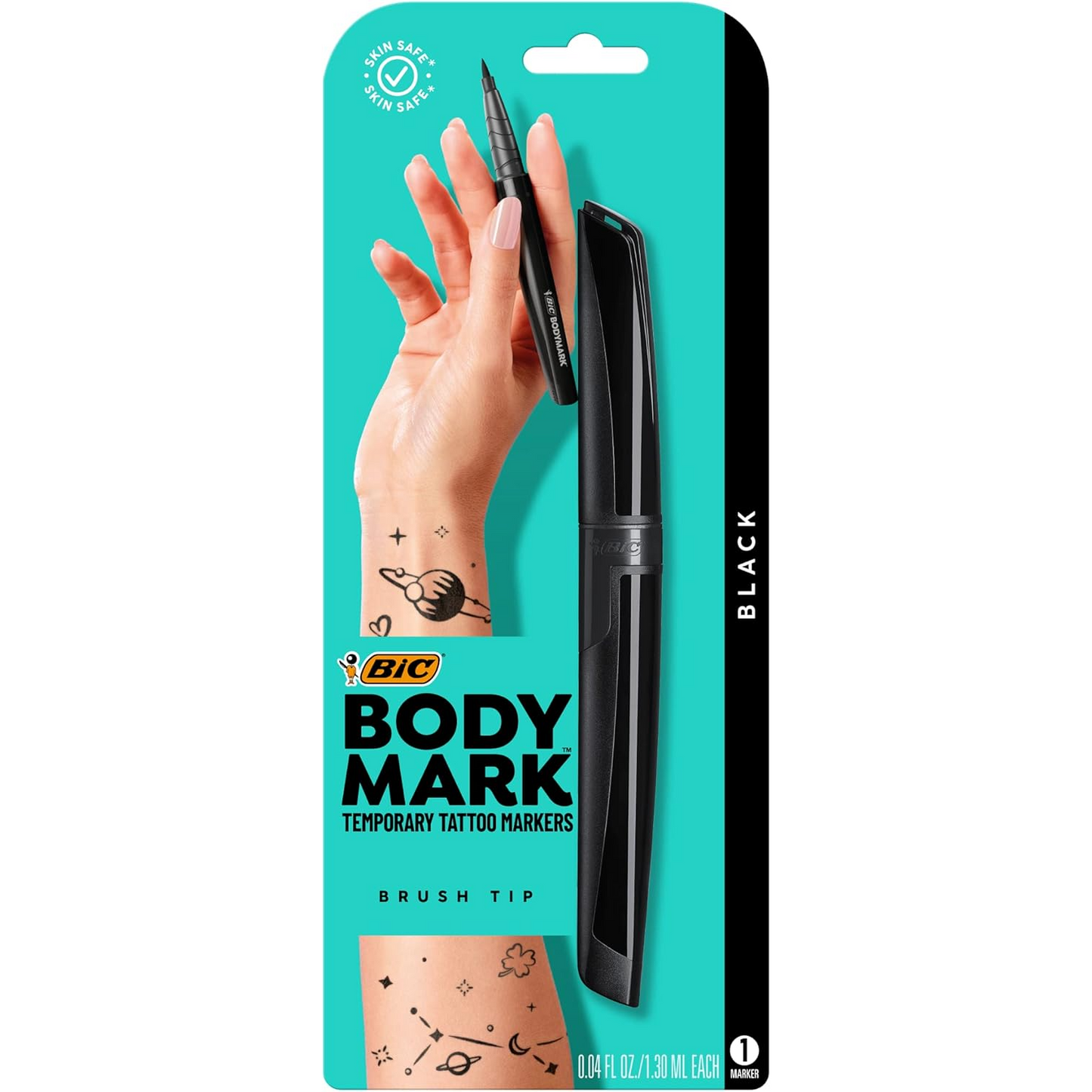 BIC BodyMark Tattoo Marker 1-Pack Blister (Black)