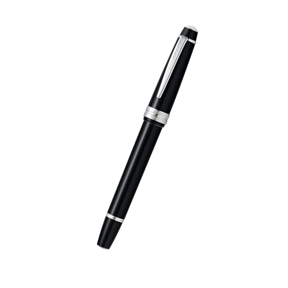 Cross Bailey Light™ Polished Black Resin with Polished Chrome Appointments and Medium Nib Fountain Pen