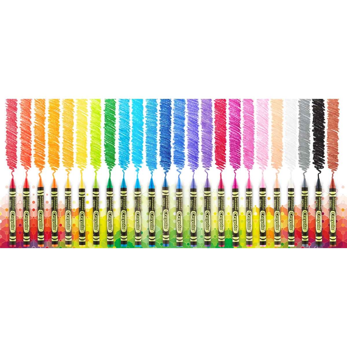 Crayola 52-3463 24 ct. Bold & Bright Construction Paper Crayons