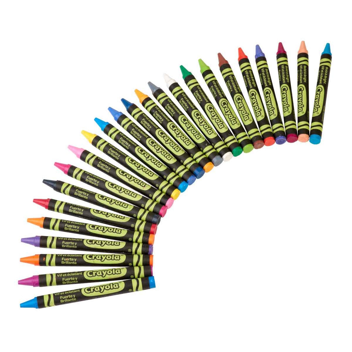 Crayola 52-3463 24 ct. Bold & Bright Construction Paper Crayons