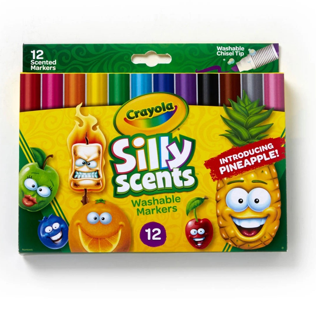 Crayola 58-8199 12 ct. Silly Scents Wedge Tip Scented Washable Markers