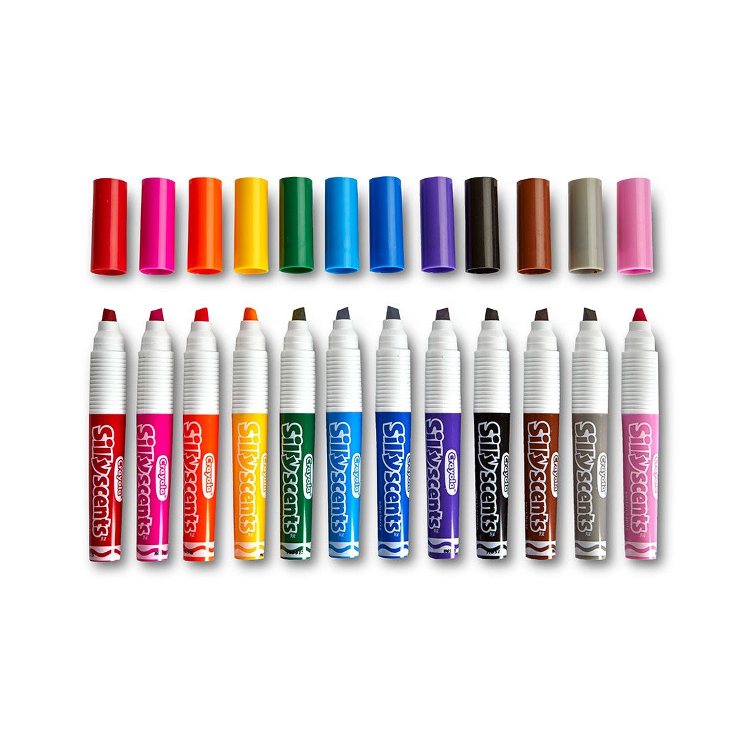 Crayola 58-8199 12 ct. Silly Scents Wedge Tip Scented Washable Markers