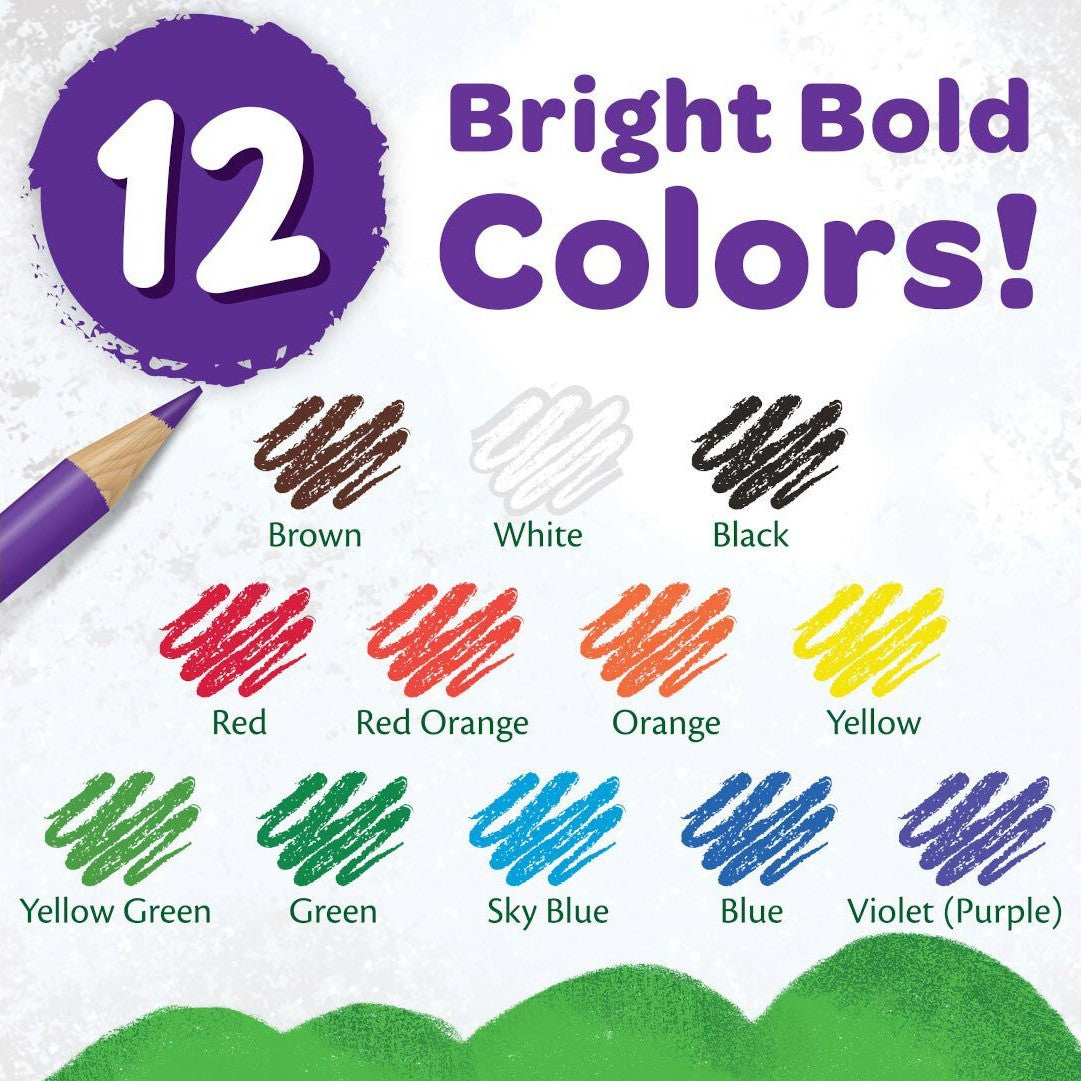 Crayola 68-4012 12 ct. Colored Pencils, Long