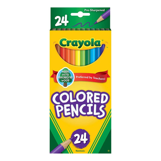 Crayola 68-4024 24 ct. Colored Pencils, Long