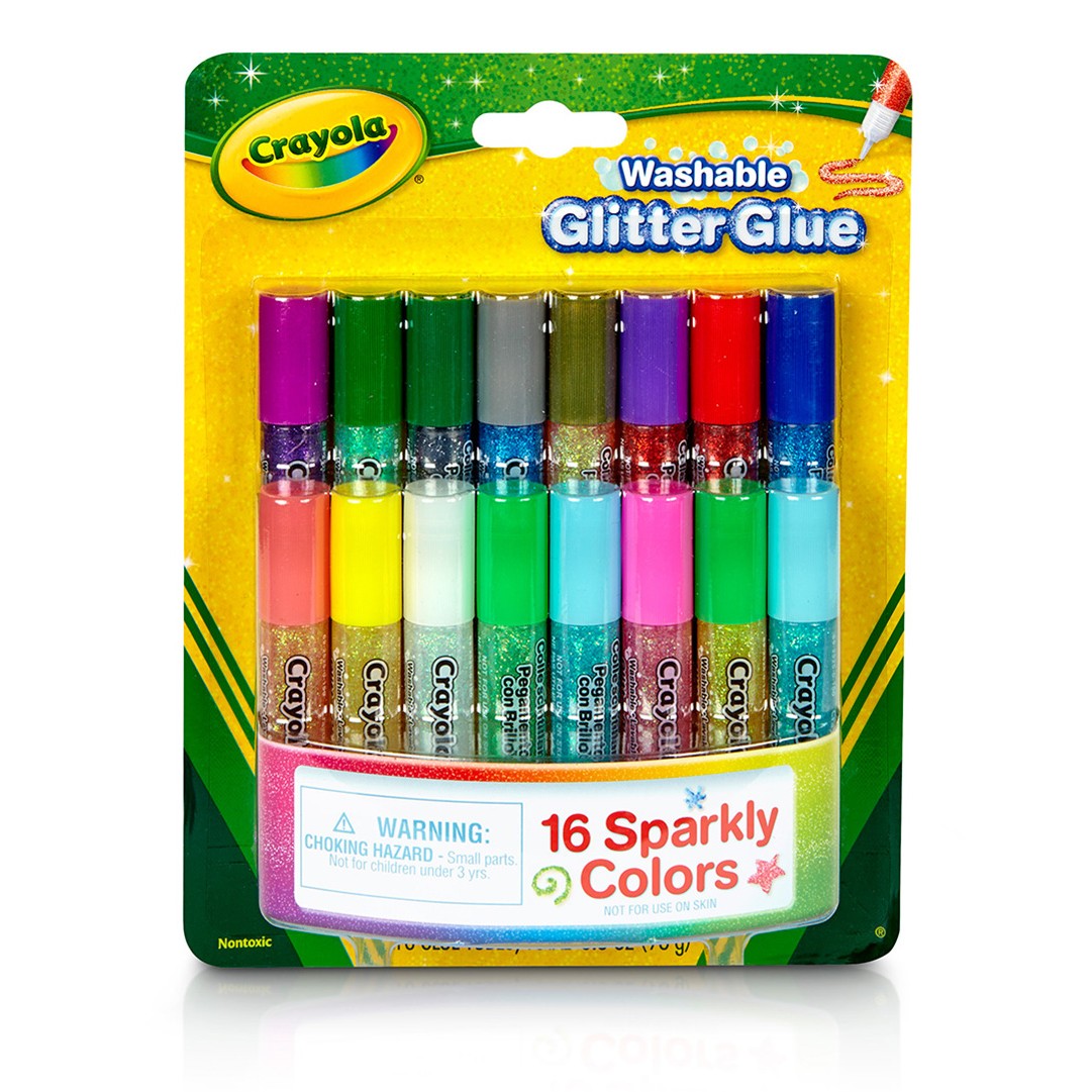 Crayola 69-4200 16 ct. Mini Washable Glitter Glue