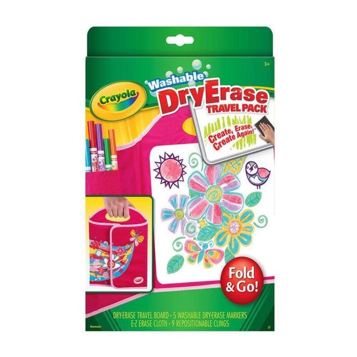 Crayola 98-8662 Dry-Erase Fold & Go Travel Pack