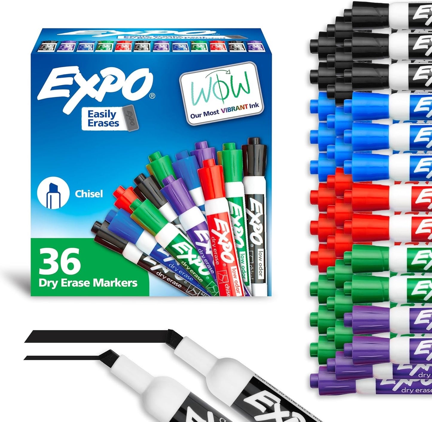 Expo Lo Chisel Asst 36ct