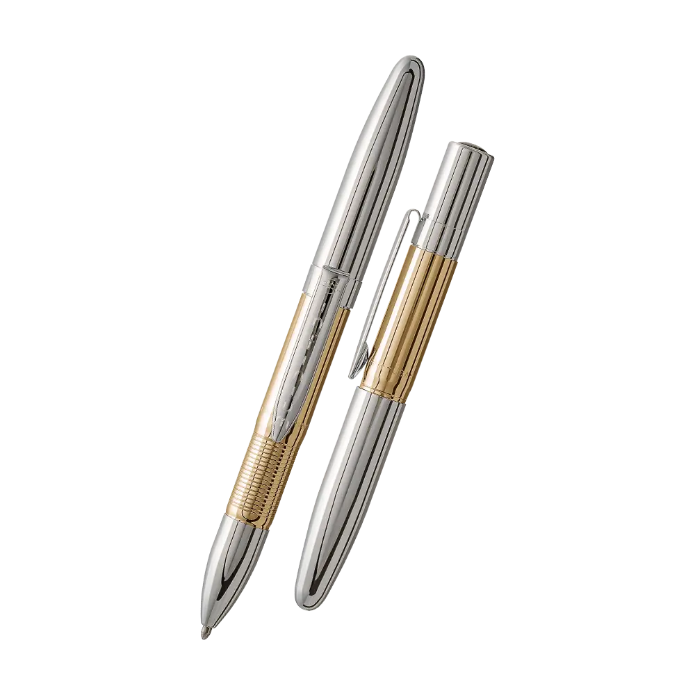 Fisher INFGTN4 Infinium Pen with Chrome and Gold Titanium Finish Black Ink