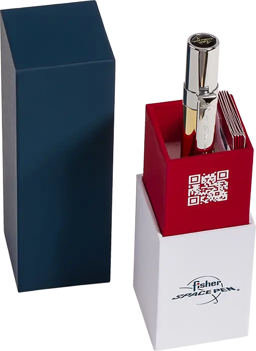 Fisher INFGTN4 Infinium Pen with Chrome and Gold Titanium Finish Black Ink