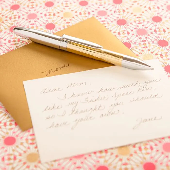 Fisher INFGTN4 Infinium Pen with Chrome and Gold Titanium Finish Black Ink