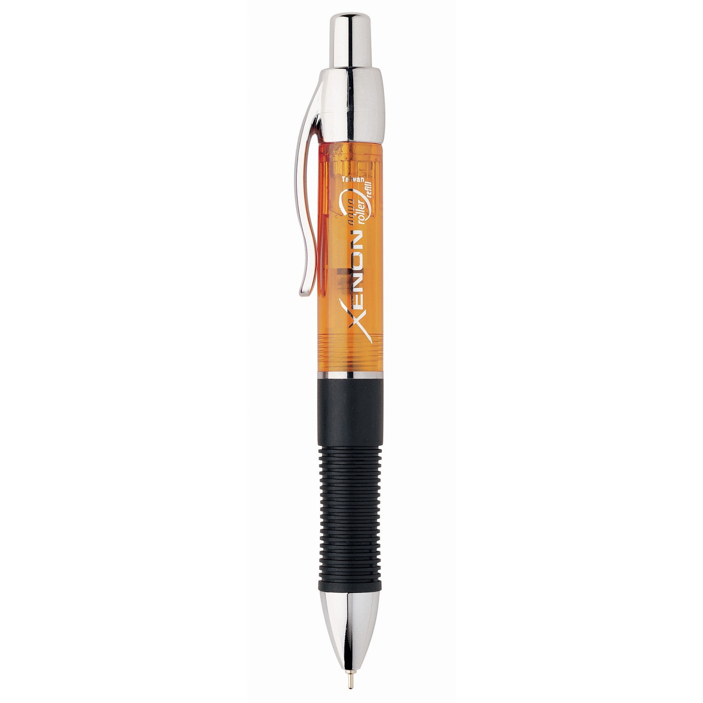 Itoya XE100OR Xenon Retractable Pen with AquaRoller Med Point 1.0m, Amber