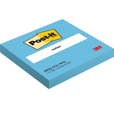 3M Post-It Note Pad, Blue