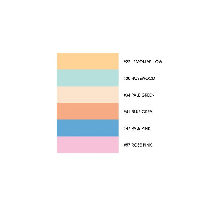 Marvy 1122-6B Le Plume ll Double Ended, Brush and Fine point Pastel Set of 6