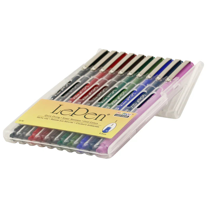 Marvy 4300-10B Le Pen, 0.3mm, 10pc Dark Set