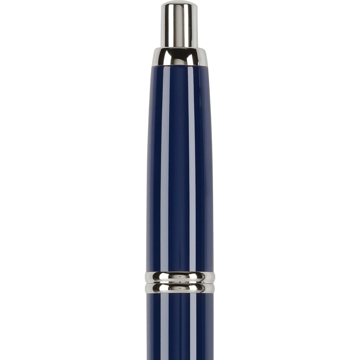 Namiki Vanishing Point Fountain Pen, Blue Barrel, Rhodium Accents, Blue Ink, Medium Nib (60243)