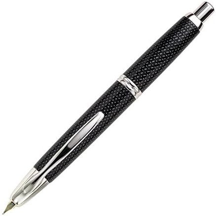 Namiki Vanishing Point Carbon Fountain Pen - Carbon Fiber Grey, Medium Nib (60246)
