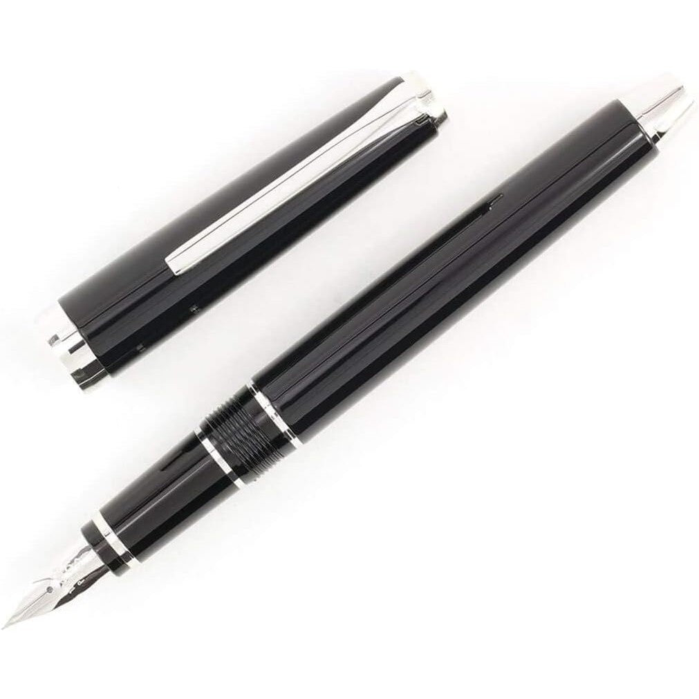 Namiki Falcon Lacquer Fountain Pen - Black, Fine Nib (60570)
