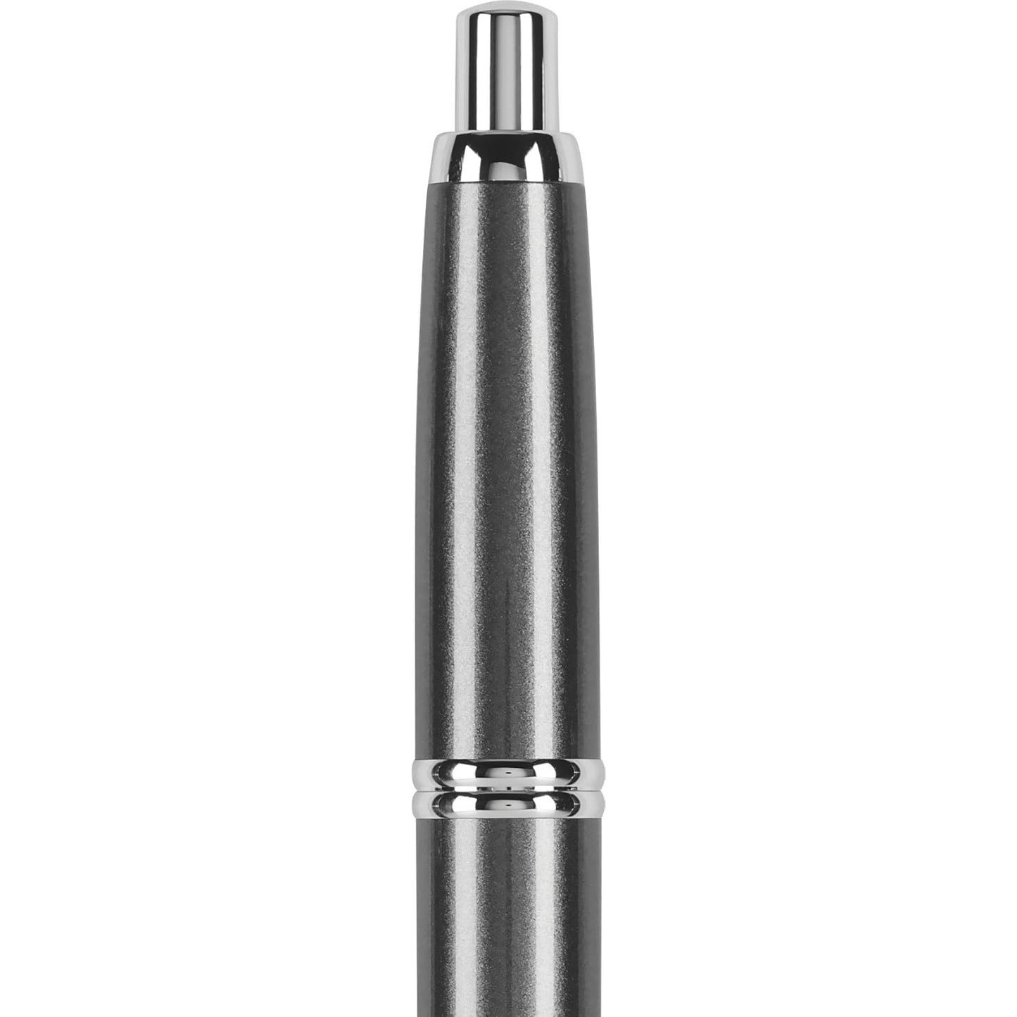 Namiki Vanishing Point Fountain Pen Gun Metal Gray Broad (60633)