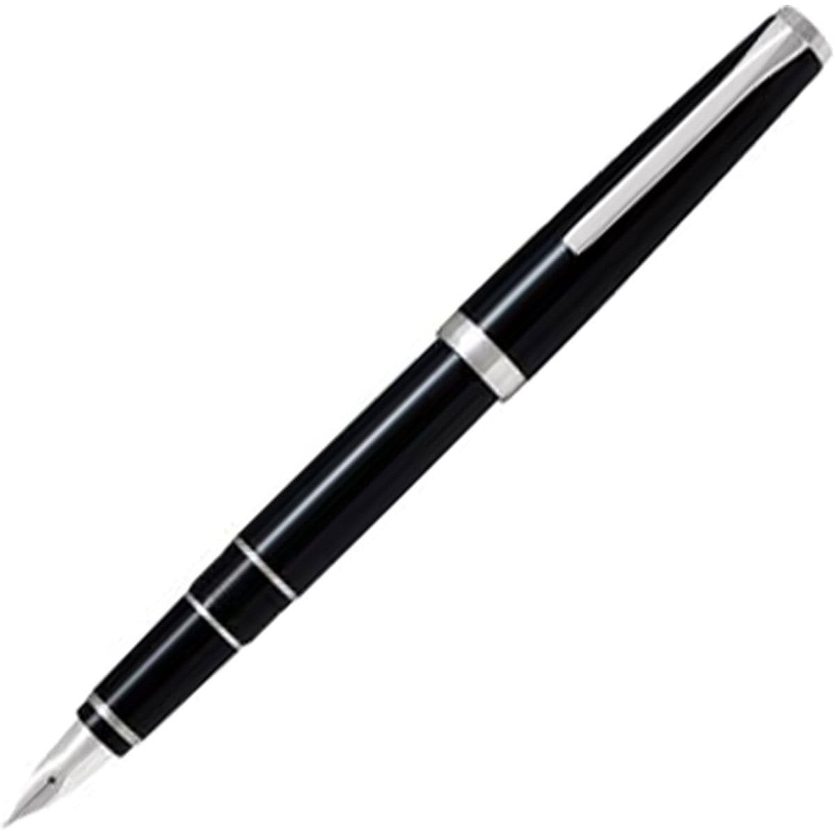 Namiki Falcon Lacquer Fountain Pen - Black, Medium Nib (60670)