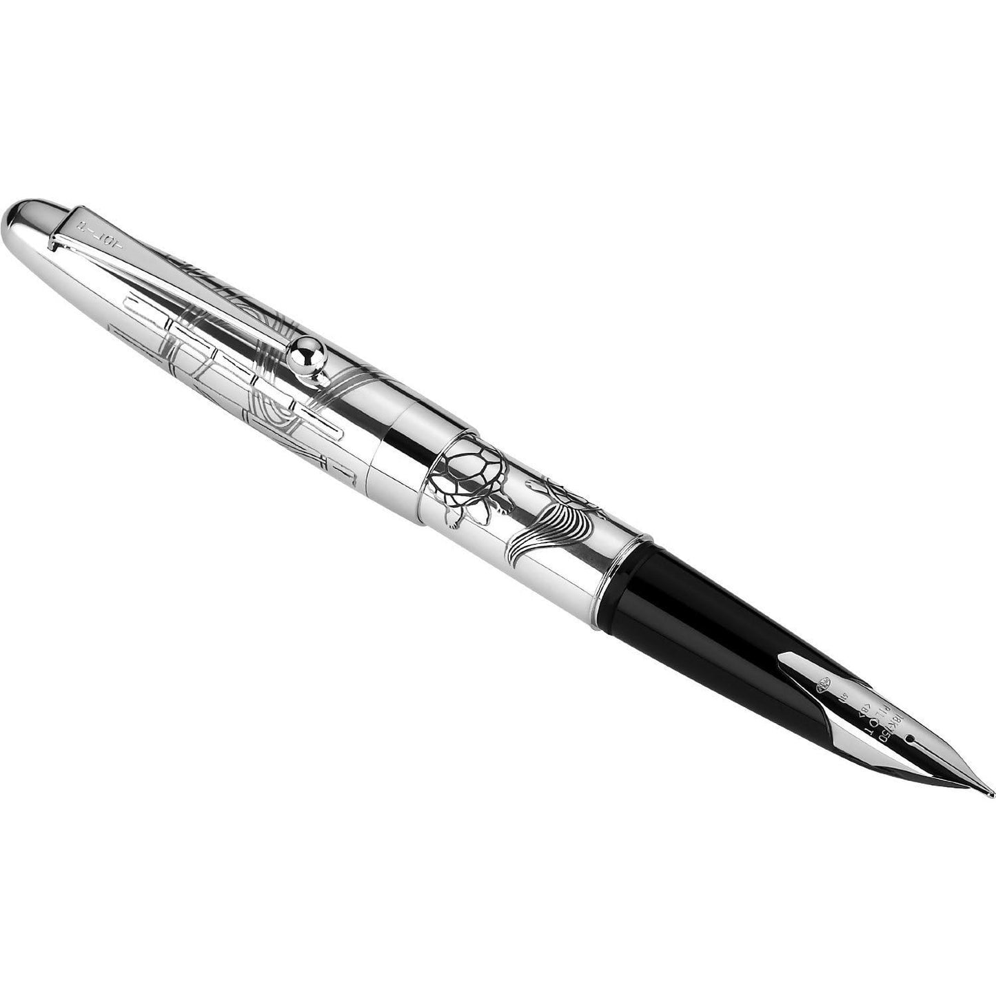 Namiki Sterling Turtles Medium Point Fountain Pen - (63416)