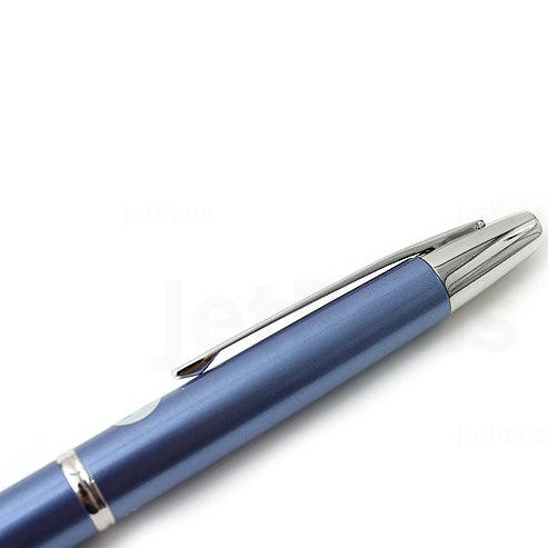 Namiki Vanishing Point Decimo Fountain Pen, Light Blue Barrel, Rhodium Accents, Medium Nib (65345)