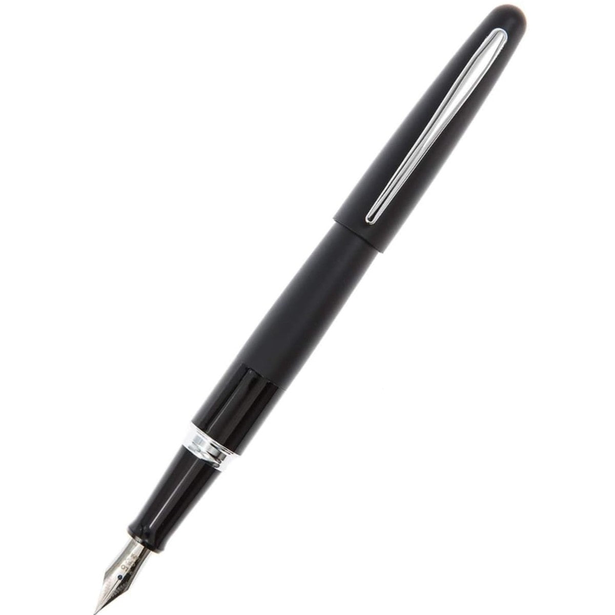 Namiki Metropolitan Fountain Pen, Black Barrel, Classic Design, Fine Nib, Black Ink (91111)