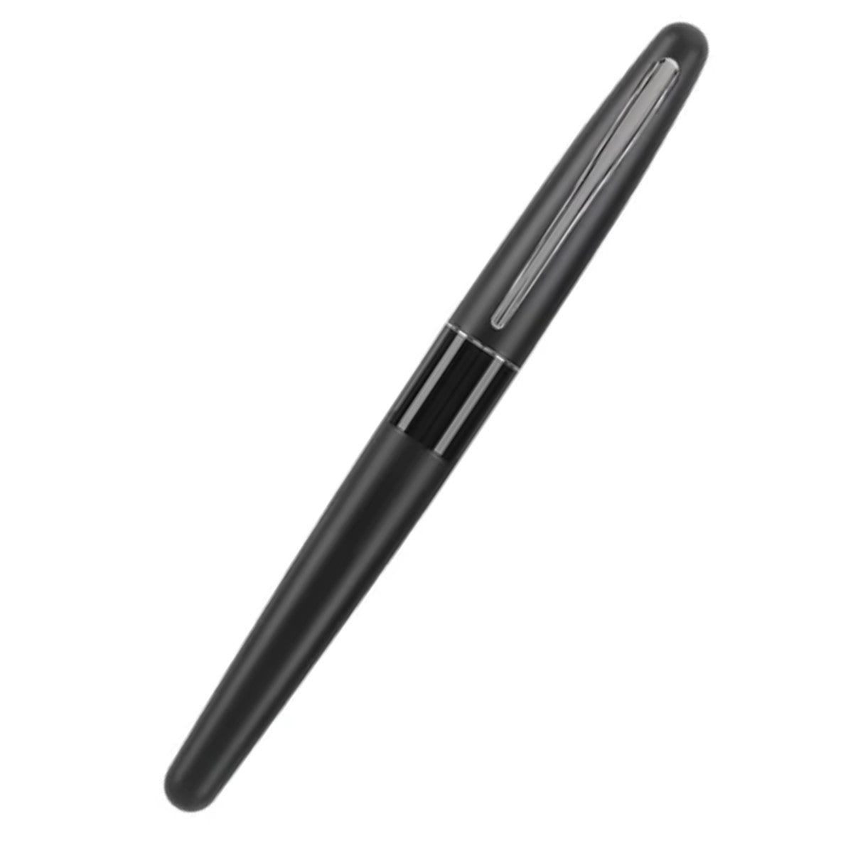 Namiki Metropolitan Fountain Pen, Black Barrel, Classic Design, Fine Nib, Black Ink (91111)