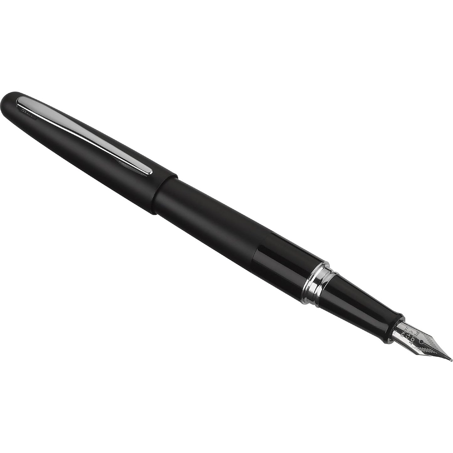 Namiki Metropolitan Fountain Pen, Black Barrel, Classic Design, Fine Nib, Black Ink (91111)