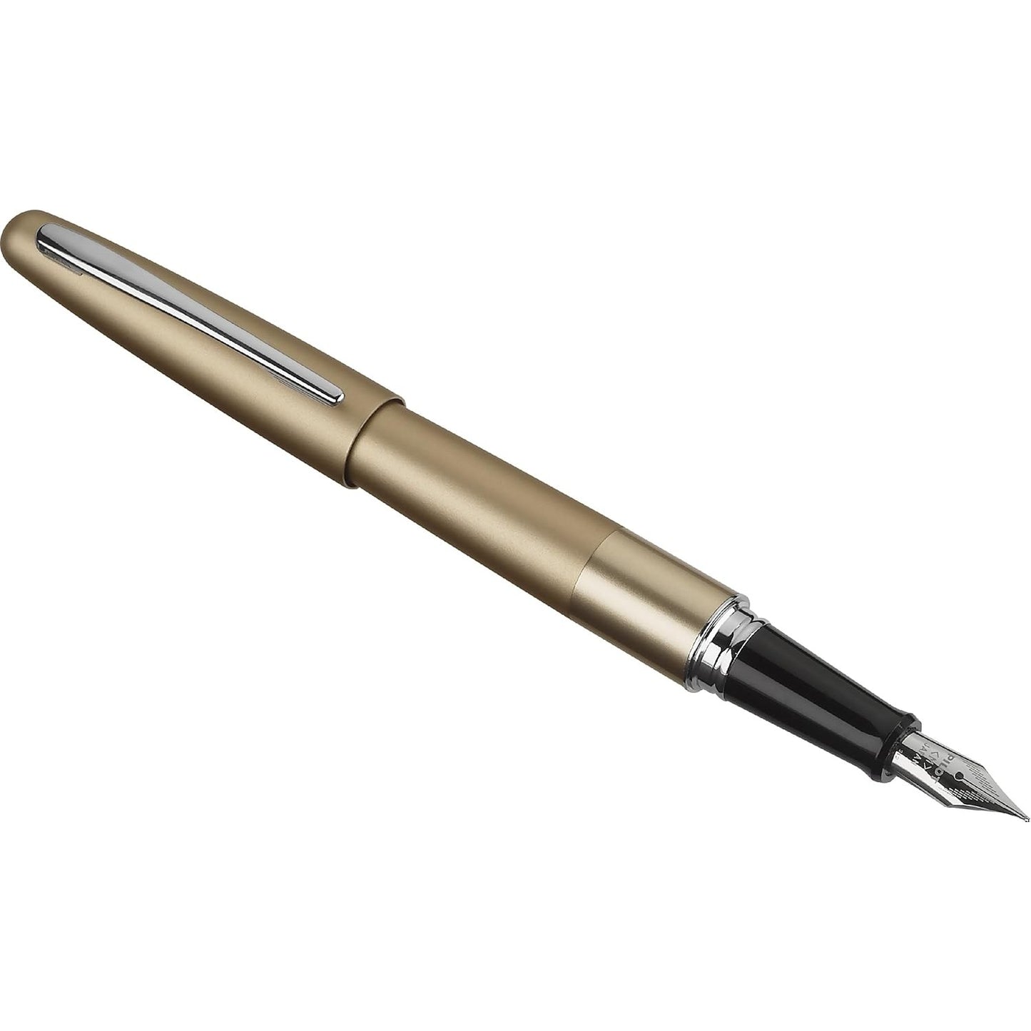 Namiki Metropolitan Fountain Pen, Gold Barrel, Classic Design, Fine Nib, Black Ink (91112)
