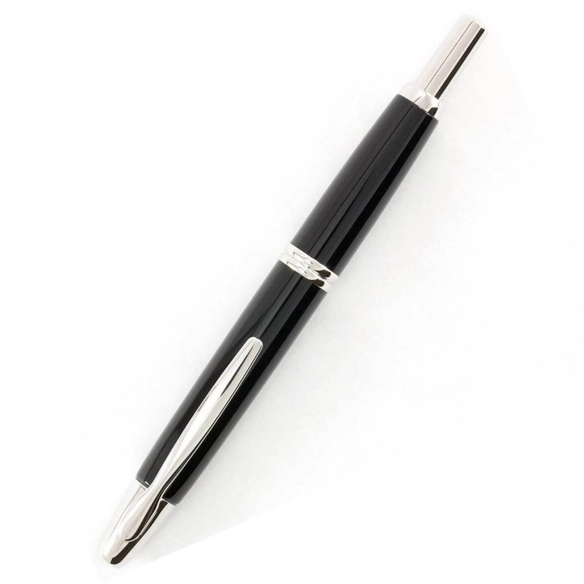 Namiki 60142 Vanishing Point Collection (Pilot Brand/ Rhodium Accents), Black, Fine Nib Fountain Pen