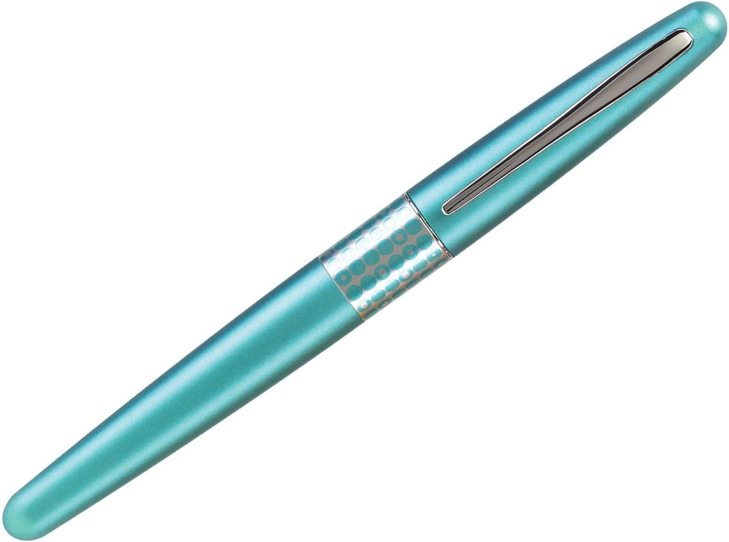 Namiki MR Retro Pop FP, Turquoise Barrel, Dots Accent, Fine Point Stainless Steel Nib (91436)