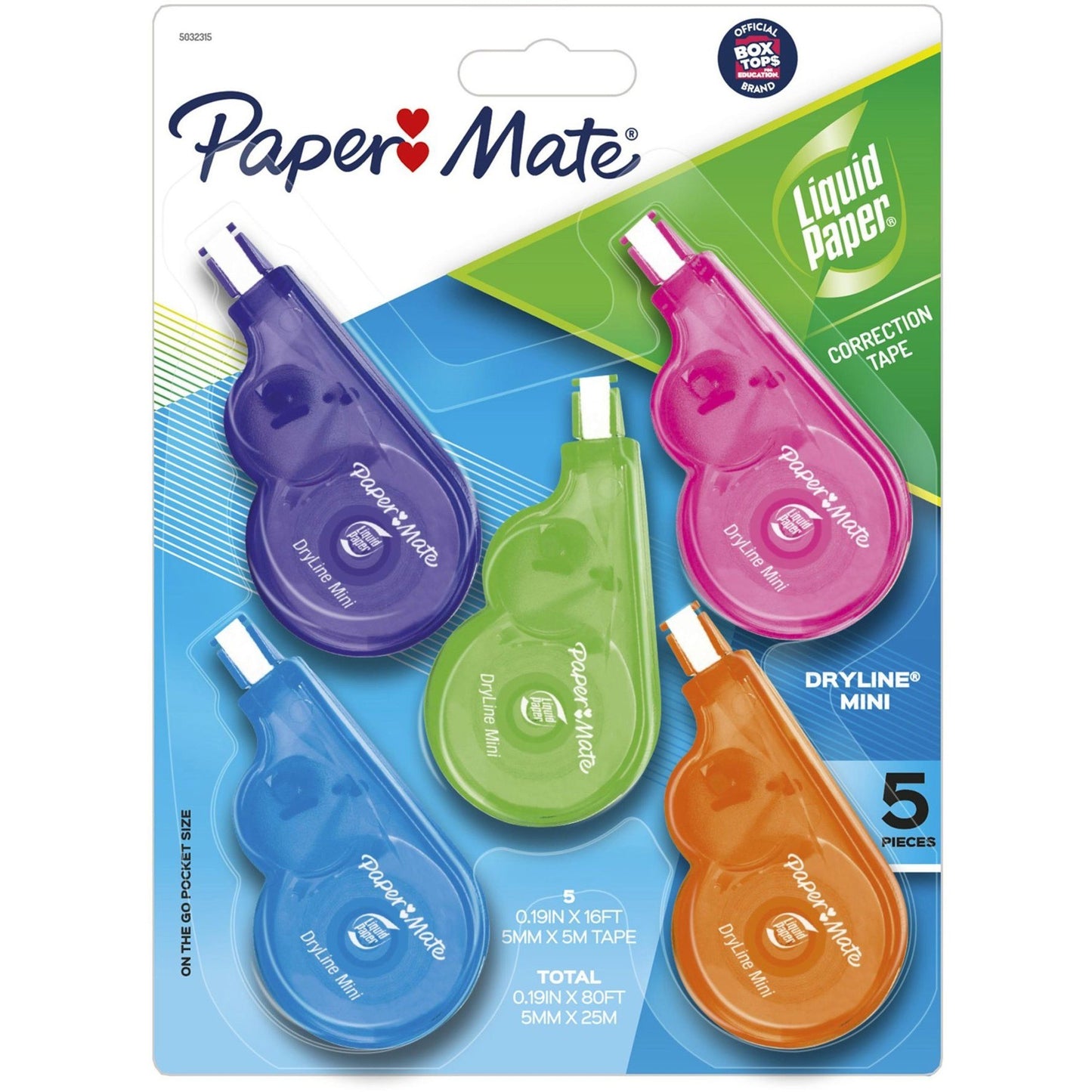 Paper Mate Pm Lp Dryline Tape Mini 4 + 1 5mmx5m