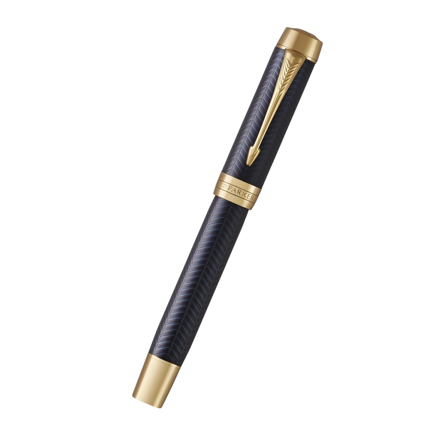 Parker Duofold Prestige Blue CHV GT Fountain Pen-C F GB