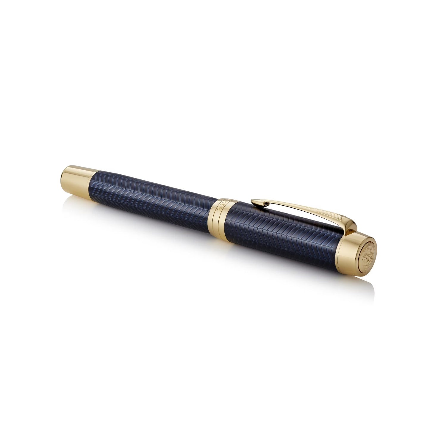 Parker Duofold Prestige Blue CHV GT Fountain Pen-C F GB