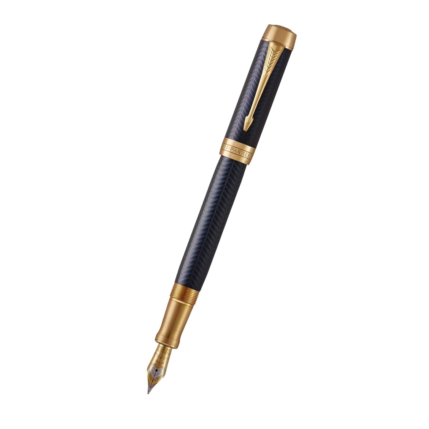 Parker Duofold Prestige Blue CHV GT Fountain Pen-C M GB