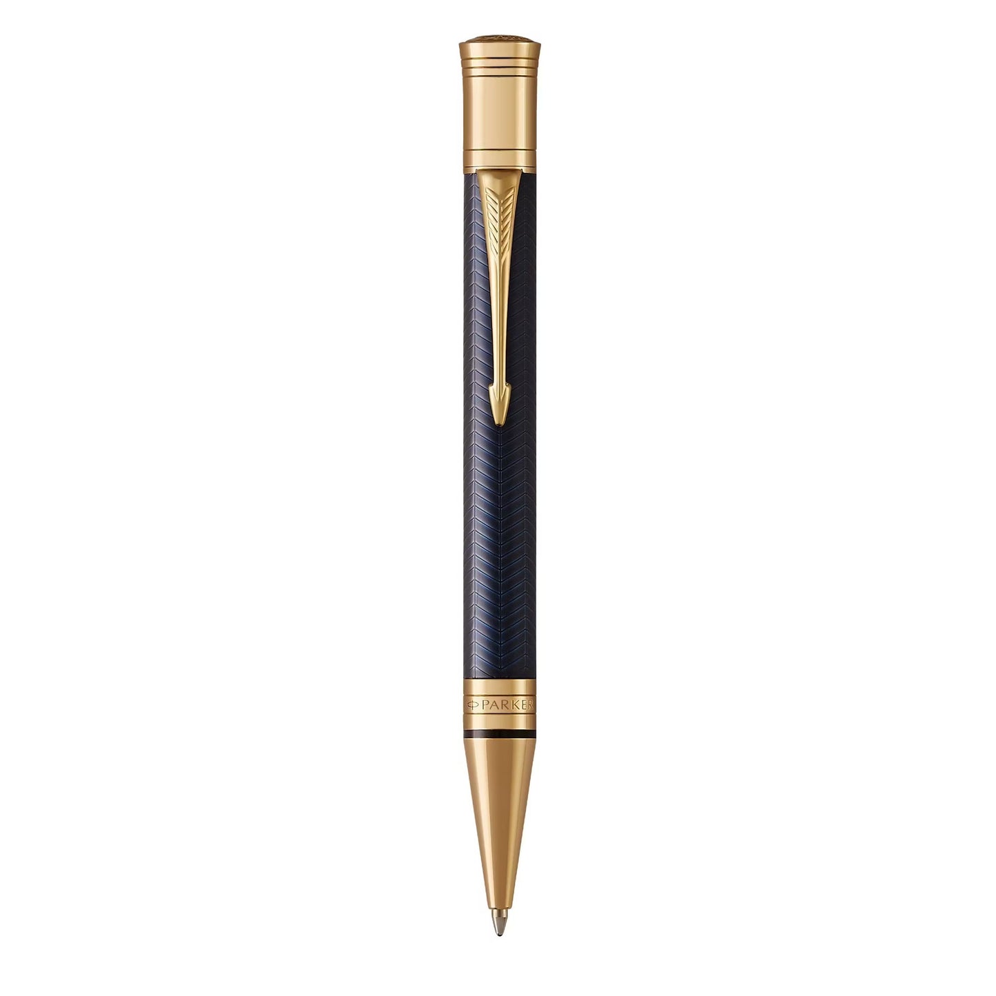 Parker Duofold Prestige Blue CHV Ball Point Pen GT M.Black GB