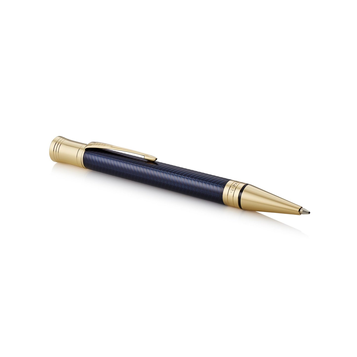 Parker Duofold Prestige Blue CHV Ball Point Pen GT M.Black GB