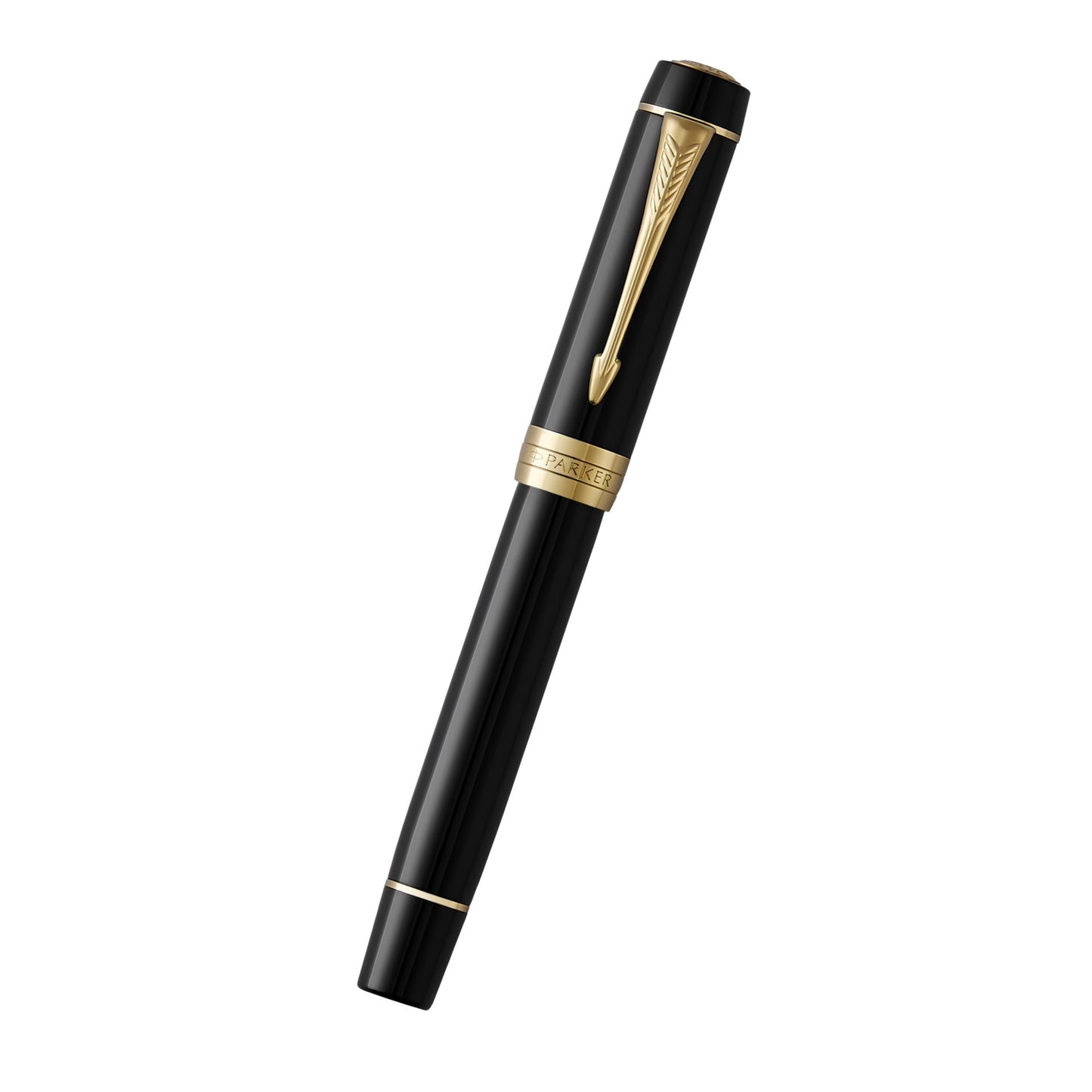 Parker Duofold Classic Black GT Fountain Pen-C F GB