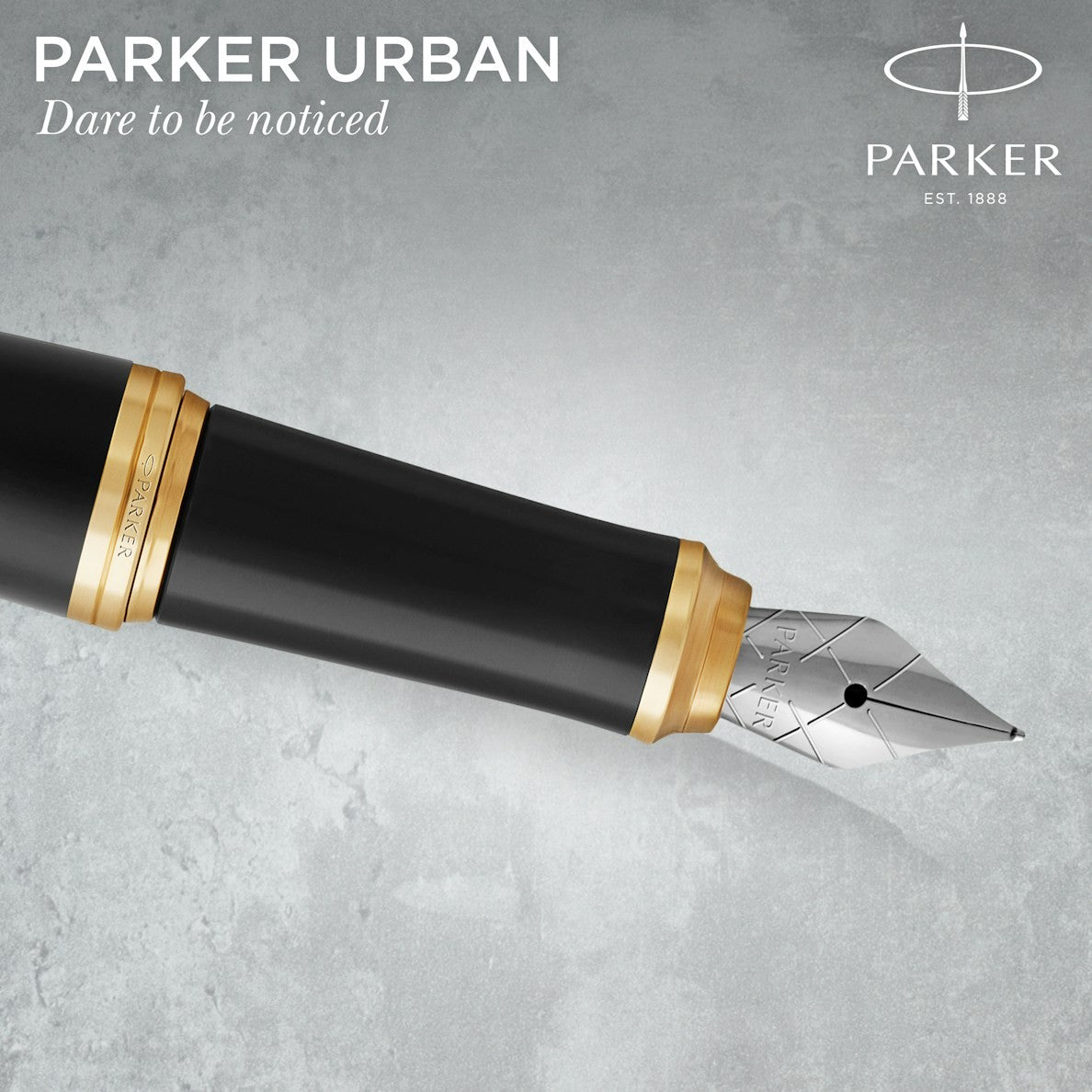 Parker URoller Ball MBlack GT Fountain Pen F GB