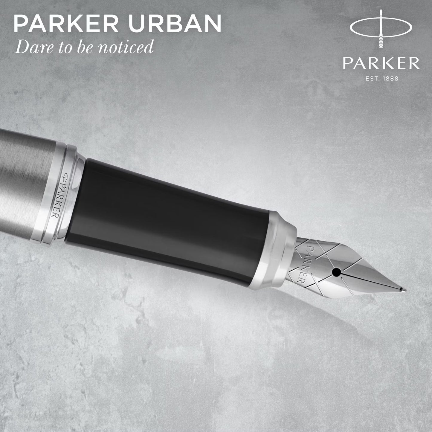 Parker URoller Ball METRO MTLC CT Fountain Pen M GB
