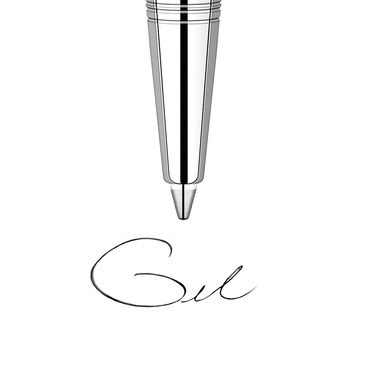 Parker 1950362 Quink Ballpoint Pen Gel Ink Refill, Medium Black BL2