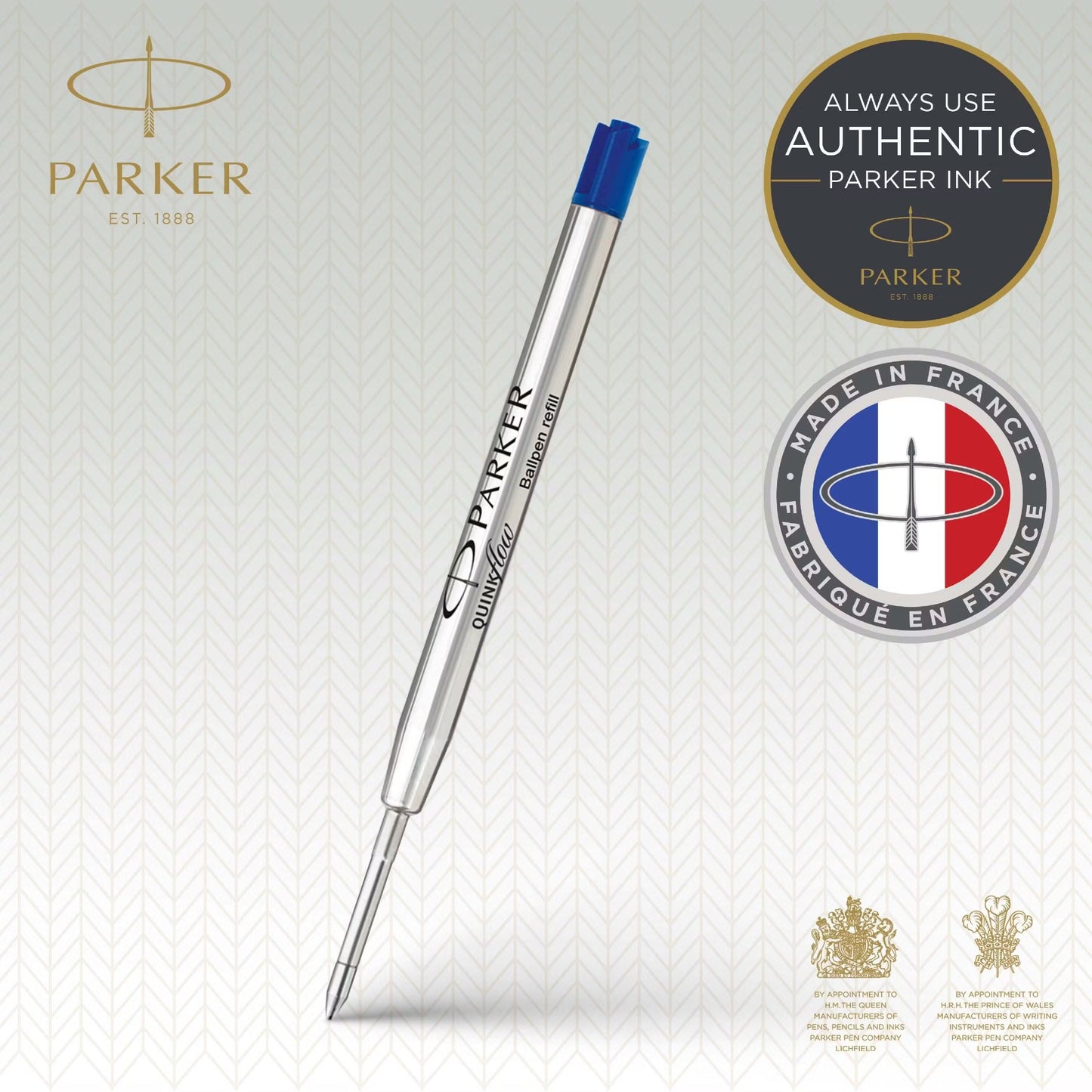 Parker Refill Quink FLW Ball Point M.Blue BL6