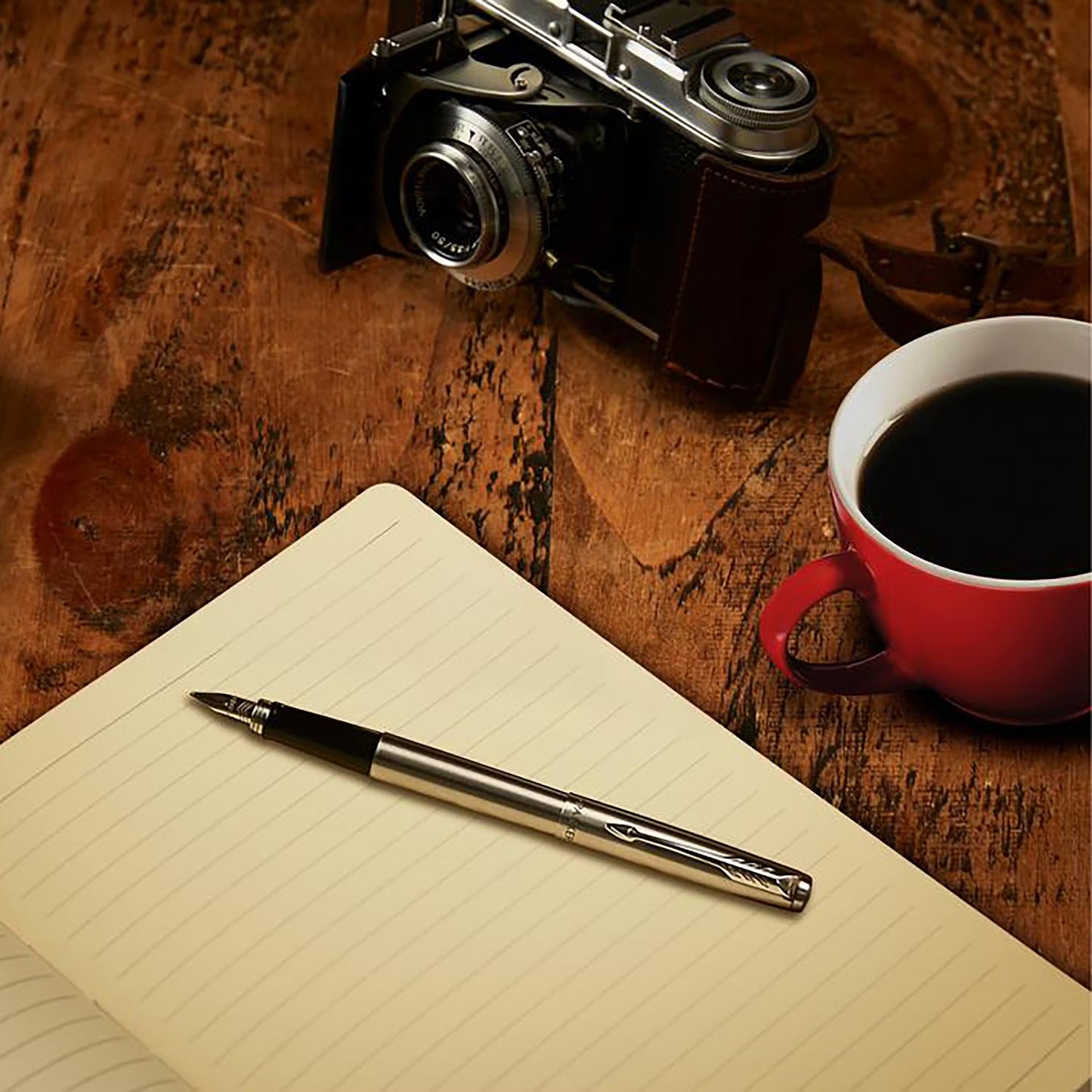 Parker Jotter SS CT Fountain Pen M Blue GB
