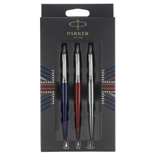 Parker JOT TRIO Ball Point Pen + Gel + Mechanical Pencil HS UK